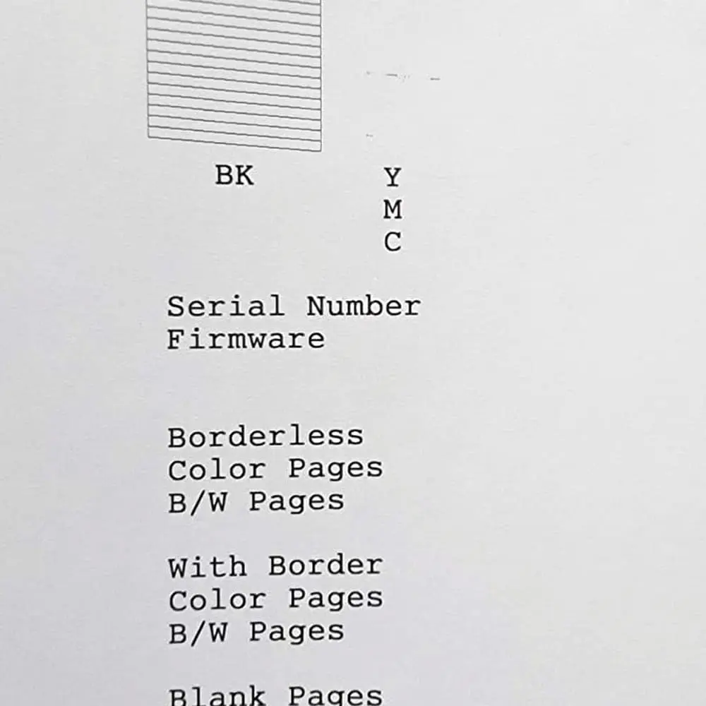 Printer 580 text quality