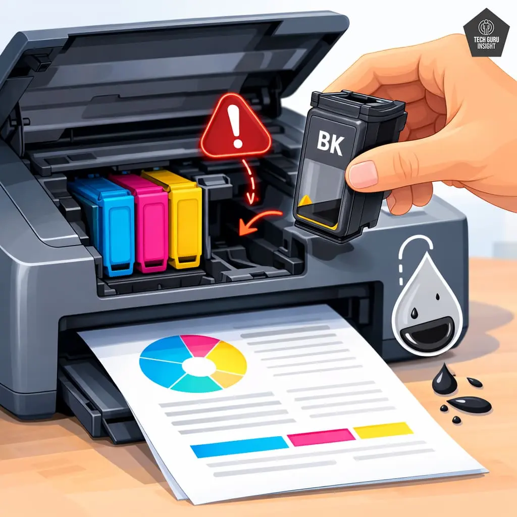 Printer Not Printing Black Ink