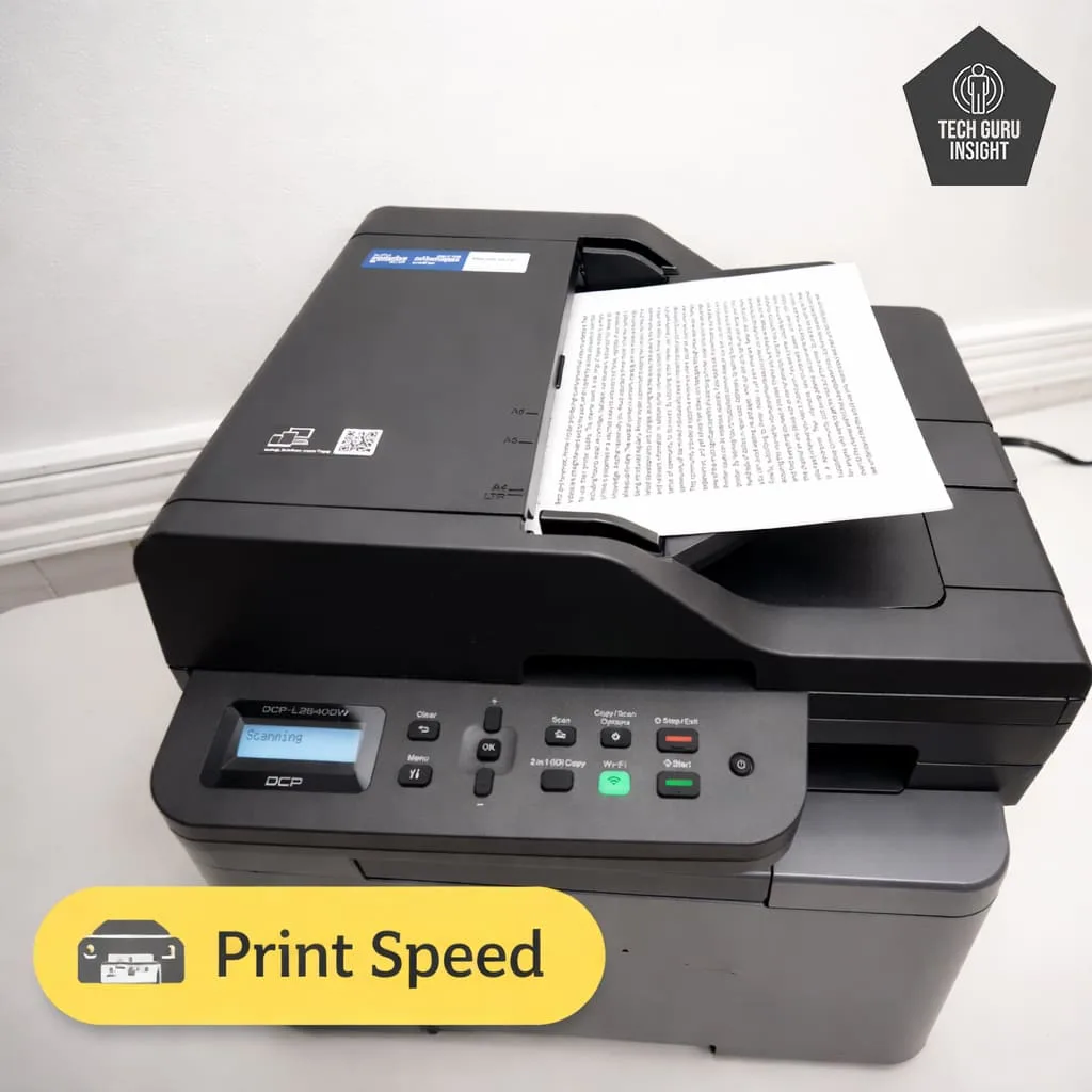 Brother DCP-L2640DW Print speed