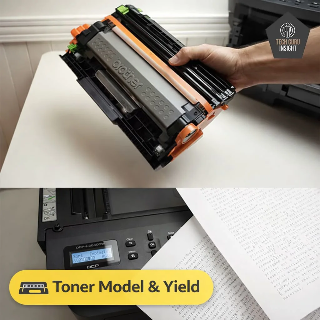 Brother DCP-L2640DW Toner model and yield