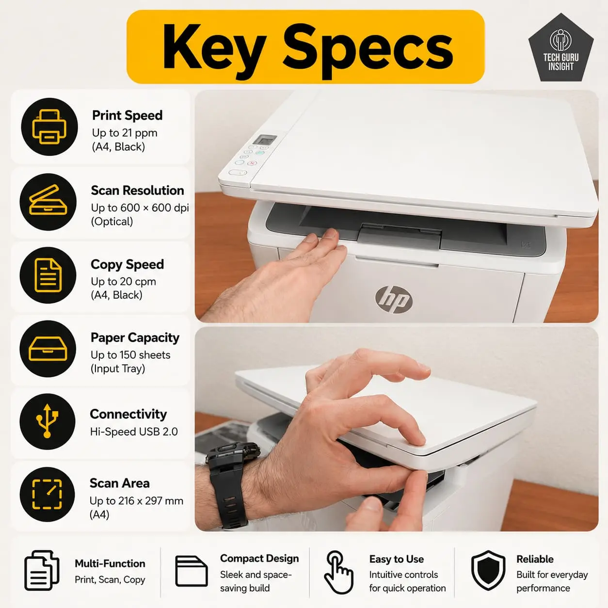 HP Laserjet MFP M140w Review