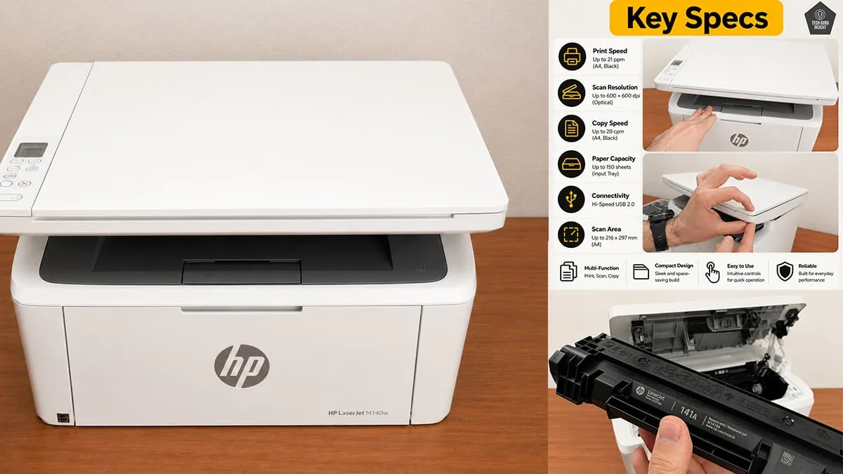 HP Laserjet MFP M140w Specification And Ratings