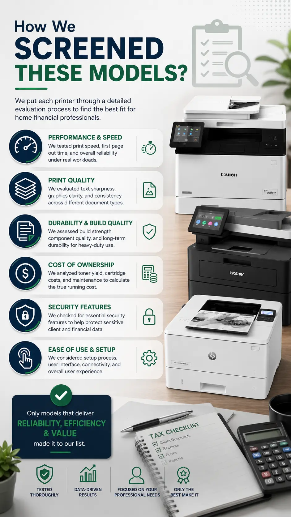 The Best Heavy-Duty Laser Printers for Home Tax Professionals and Accountants