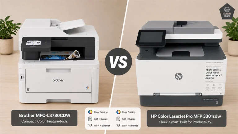 Brother MFC-L3780CDW vs HP MFP 3301fdw: Best CPA Printer?