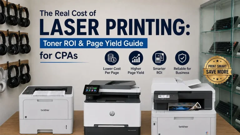 The Real Cost of Laser Printing: Toner ROI & Page Yield Guide for CPAs